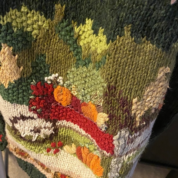 Heirloom Collectibles Green Embroidered Cardigan - Picture 10 of 10